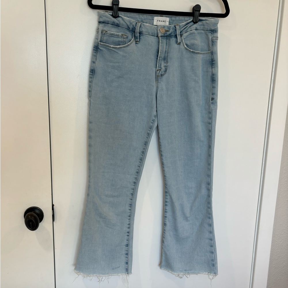 FRAME Women's Le Crop Mini Boot Jeans Size 29 - Picture 4 of 9